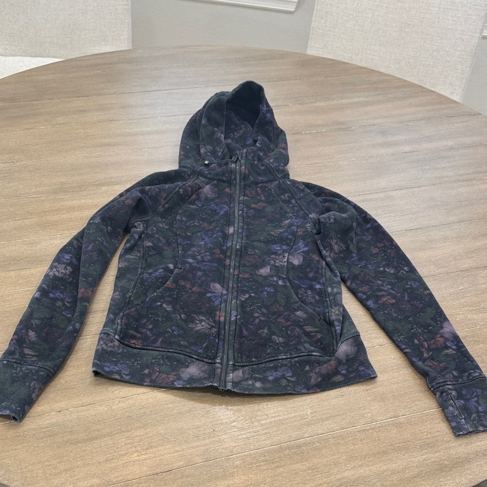 Lululemon Athletica Black and Purple Hoodie